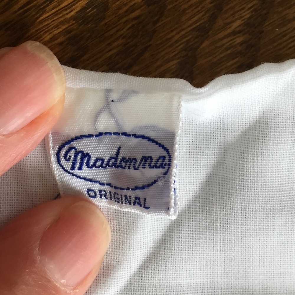 VINTAGE MADONNA ORIGINALS BOY BAPTISMAL HAT VEST SUIT 3 PC SET SZ 6/9 MOS. 1970S - Picture 2 of 7